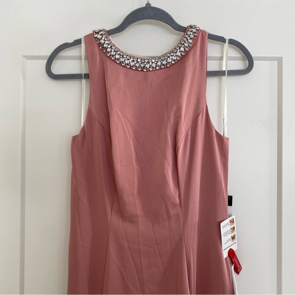 Ieena Mac Duggal 49093 rose pink gown - Picture 10 of 15